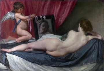  diego Pintura al %C3%B3leo - Venus en su espejo Diego Velázquez
